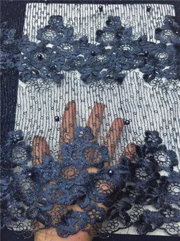 Fashion African Lace Fabric High Quality Royal Blue Lace Nigerian Lace Fabric 2018 High Quality Lace With Beaded 5yards Lake
Fashion African Lace Fabric High Quality Royal Blue Lace Nigerian Lace Fabric 2018 High Quality Lace With Beaded 5yards Lake