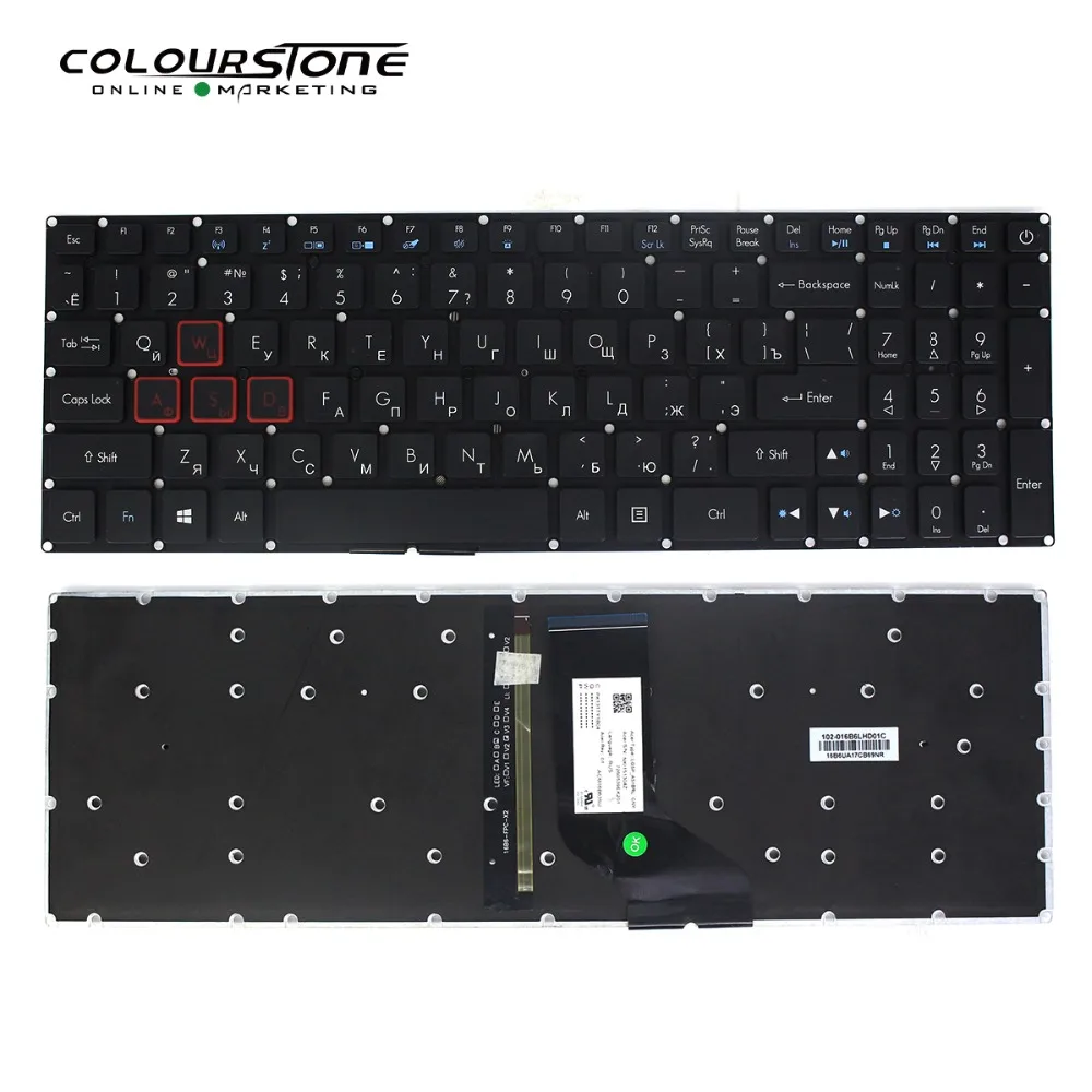 Russian keyboard for Acer Aspire VX 15 VX5-591G VX5-793 Keyboard RU With Backlit Without Frame
Russian keyboard for Acer Aspire VX 15 VX5-591G VX5-793 Keyboard RU With Backlit Without Frame