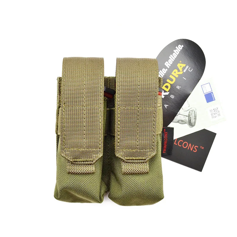 MOLLE 9mm Pistol Double Magazine Pouch CORDURA Modular Combat Hunting Camping Climb Tactical Hike TW-M006
MOLLE 9mm Pistol Double Magazine Pouch CORDURA Modular Combat Hunting Camping Climb Tactical Hike TW-M006
