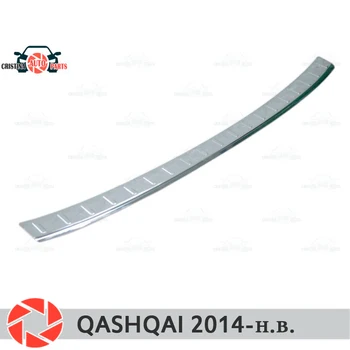 Plate cover rear bumper for Nissan Qashqai 2014-2018 protection plate car styling decoration accessories molding stamp
Plate cover rear bumper for Nissan Qashqai 2014-2018 protection plate car styling decoration accessories molding stamp