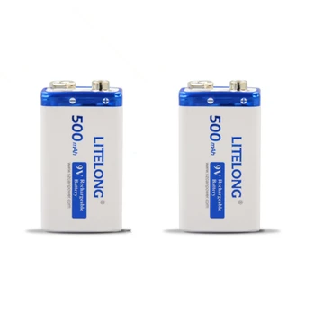 2pcs/lot 500mAh 9V rechargeable battery 9V NiMH battery for alarm smoke detector instrument free shipping
2pcs/lot 500mAh 9V rechargeable battery 9V NiMH battery for alarm smoke detector instrument free shipping