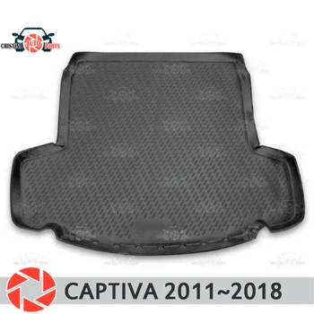 Trunk mat for Chevrolet Captiva 2011~2018 trunk floor rugs non slip polyurethane dirt protection interior trunk car styling
Trunk mat for Chevrolet Captiva 2011~2018 trunk floor rugs non slip polyurethane dirt protection interior trunk car styling