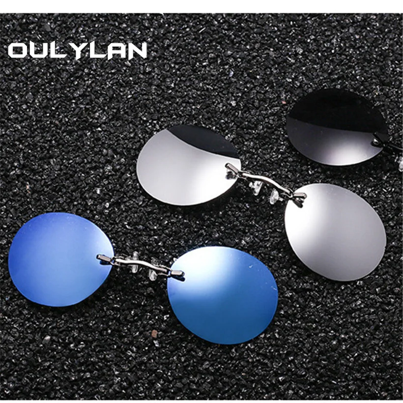 Oulylan Men's Round Rimless Matrix Morpheus Sunglasses Clip On Nose Glasses Frameless Vintage Mini Sunglasses for Men UV400
Oulylan Men's Round Rimless Matrix Morpheus Sunglasses Clip On Nose Glasses Frameless Vintage Mini Sunglasses for Men UV400