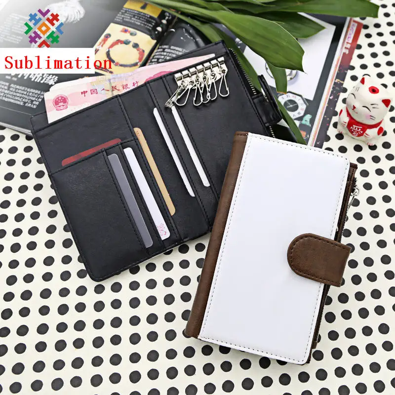 blank key wallet case for sublimation thermal transfer printing pu big purse wallet for men consumables Creative DIY material
blank key wallet case for sublimation thermal transfer printing pu big purse wallet for men consumables Creative DIY material