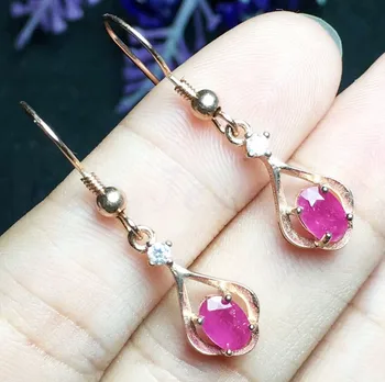 Ruby drop earring Free shipping Natural real ruby 925 sterling silver 0.6ct*2pcs gemstone Fine jewelry #XY18072906
Ruby drop earring Free shipping Natural real ruby 925 sterling silver 0.6ct*2pcs gemstone Fine jewelry #XY18072906