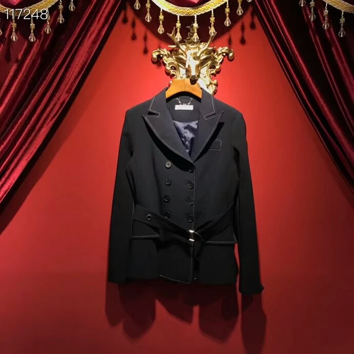 2019 newest fashion women blazer solid double breasted suit female mujer coat belt regular casual jacket
2019 newest fashion women blazer solid double breasted suit female mujer coat belt regular casual jacket