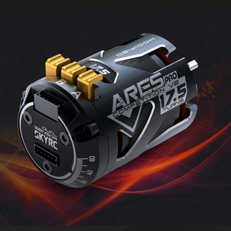 SKYRC 540 ARES PRO V2 1/10 Sensored Brushless Motor Competition Motor Extreme Performance for RC 1:10 Model Accessories
SKYRC 540 ARES PRO V2 1/10 Sensored Brushless Motor Competition Motor Extreme Performance for RC 1:10 Model Accessories