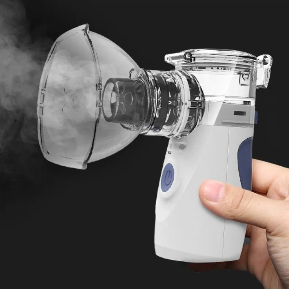 Ultrasonic Nebulizer Mini Handheld Inhaler Respirator Humidifier Kit Health Care For Child Adult Asthma +COPD Atomizer
Ultrasonic Nebulizer Mini Handheld Inhaler Respirator Humidifier Kit Health Care For Child Adult Asthma +COPD Atomizer