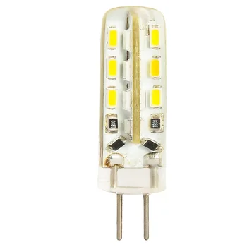 

1 pcs/lot G4 DC12V 2W LED Bulb 24leds SMD 3014 Led Corn Lamp for Crystal Lamp LED Spotlight Bulbs Warm/Cold White