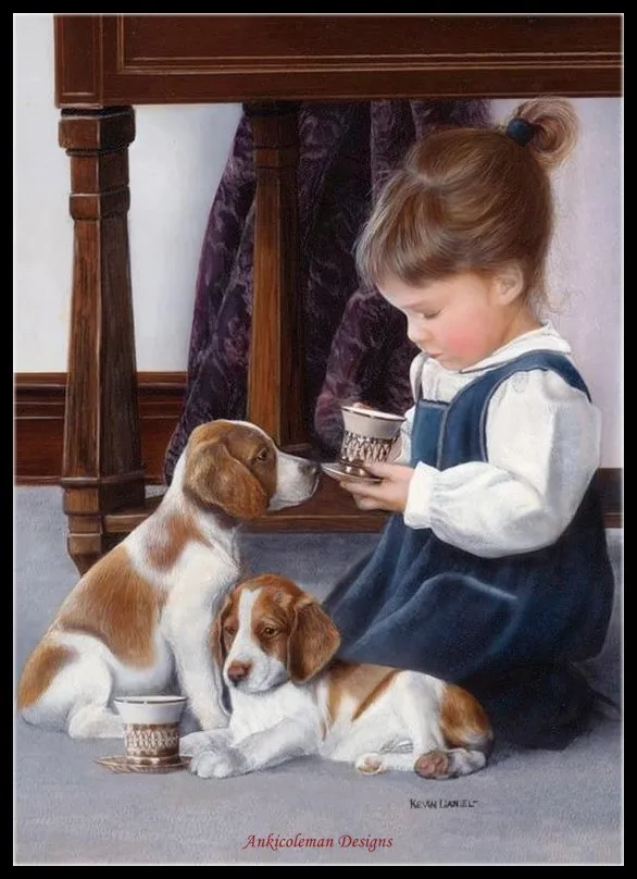 Counted Cross Stitch Kits Needlework Embroidery - Crafts 14 ct Aida DMC Color DIY Arts Handmade Home Decor - At Tea Time 2
Counted Cross Stitch Kits Needlework Embroidery - Crafts 14 ct Aida DMC Color DIY Arts Handmade Home Decor - At Tea Time 2