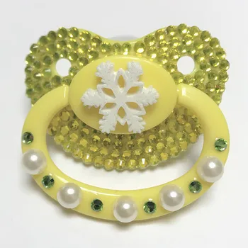 MIYOCAR unique handmade bling yellow adult pacifier Adult Sized Cute Gem Pacifier Dummy ABDL Silicone Nipple snow pacifier
MIYOCAR unique handmade bling yellow adult pacifier Adult Sized Cute Gem Pacifier Dummy ABDL Silicone Nipple snow pacifier