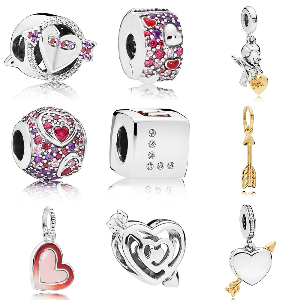 CHAMSS Valentine's Day New 925 Sterling Silver Charm PANDO Original 1:1 High Quality Pendant Jewelry for Woman Girlfriend Gift
CHAMSS Valentine's Day New 925 Sterling Silver Charm PANDO Original 1:1 High Quality Pendant Jewelry for Woman Girlfriend Gift