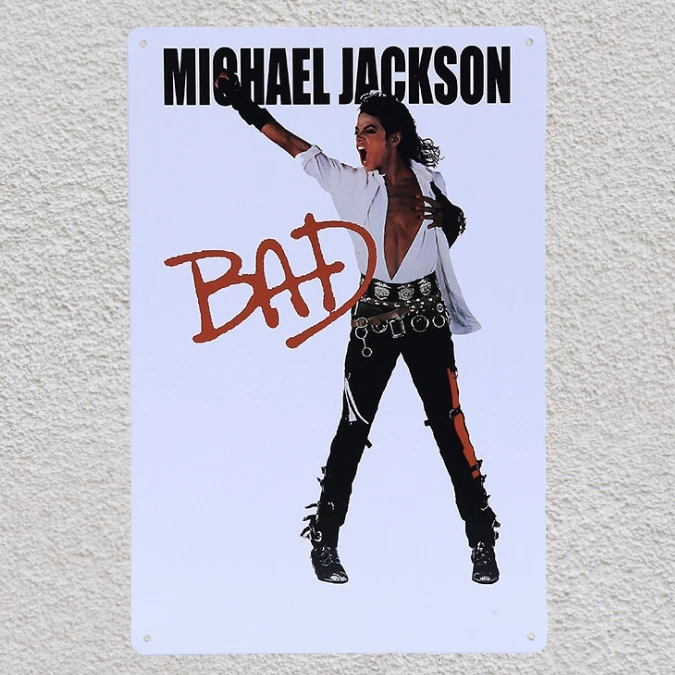 1 piece Michael Jackson Singer Dancer Celebrity Tin Plate Sign wall Room man cave Decoration Art Dropshipping Poster metal
1 piece Michael Jackson Singer Dancer Celebrity Tin Plate Sign wall Room man cave Decoration Art Dropshipping Poster metal