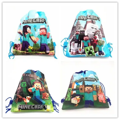 Lot Of 12PC Children Birthday Party Present Favors Minecraft Non-woven Fabric Drawstring Bags School Swimming Backpack
Lot Of 12PC Children Birthday Party Present Favors Minecraft Non-woven Fabric Drawstring Bags School Swimming Backpack