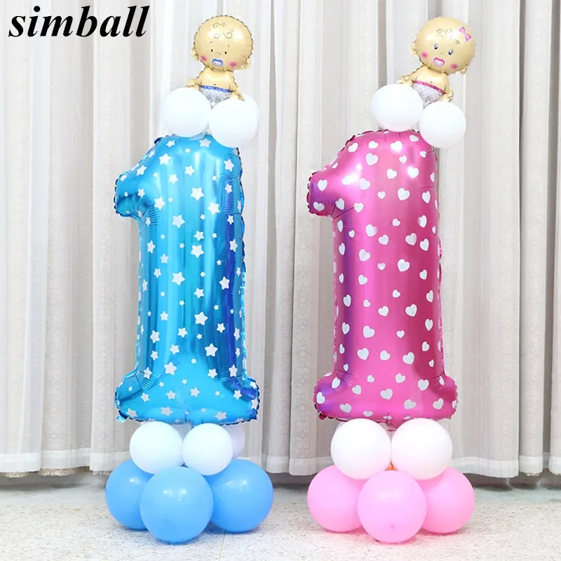40 Inch Large Blue Pink Number Aluminum Foil Helium Balloons Happy Birthday Wedding Party Ballon Decoration Celebration Supplies
40 Inch Large Blue Pink Number Aluminum Foil Helium Balloons Happy Birthday Wedding Party Ballon Decoration Celebration Supplies