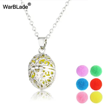WarBLade Fashion 2018 New Hollow Necklaces Aromatherapy Egg Locket Pendant DIY Perfume Essential Oil Diffuser Necklace For Women
WarBLade Fashion 2018 New Hollow Necklaces Aromatherapy Egg Locket Pendant DIY Perfume Essential Oil Diffuser Necklace For Women