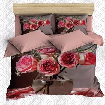 Else 6 Piece Pink Flower Roses in the Vase Floral 3D Print Cotton Satin Double Duvet Cover Bedding Set Pillow Case Bed Sheet
Else 6 Piece Pink Flower Roses in the Vase Floral 3D Print Cotton Satin Double Duvet Cover Bedding Set Pillow Case Bed Sheet