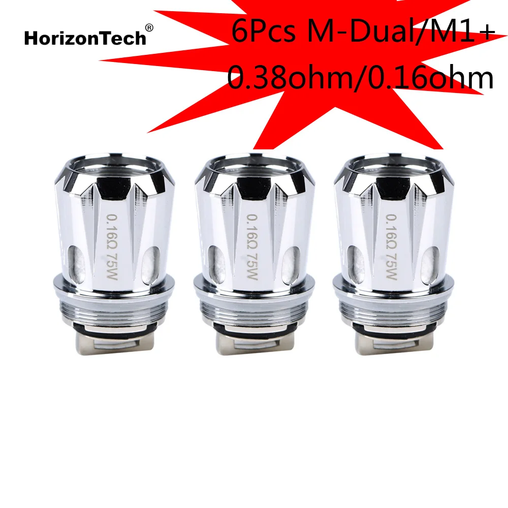 Original 6Pcs HorizonTech Falcon King M1+/M-Dual Coil Vape 0.38ohm/0.16ohm Coil Head For Falcon King Atomizer Vaporizer
Original 6Pcs HorizonTech Falcon King M1+/M-Dual Coil Vape 0.38ohm/0.16ohm Coil Head For Falcon King Atomizer Vaporizer