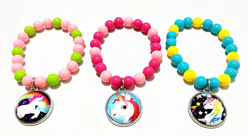 24pcs/lot Unicorn Pink Rose Blue Beads glass bracelets Leather Cartoon Movie Monocerus hand chain girls Bangle wholesale
24pcs/lot Unicorn Pink Rose Blue Beads glass bracelets Leather Cartoon Movie Monocerus hand chain girls Bangle wholesale