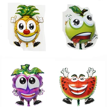 4PCS Fruit Phiz Foil Balloon Aluminum Foil Cartoon Fruit Balloons Watermelon Grape for Birthday Party Balloons Decoration (
4PCS Fruit Phiz Foil Balloon Aluminum Foil Cartoon Fruit Balloons Watermelon Grape for Birthday Party Balloons Decoration (