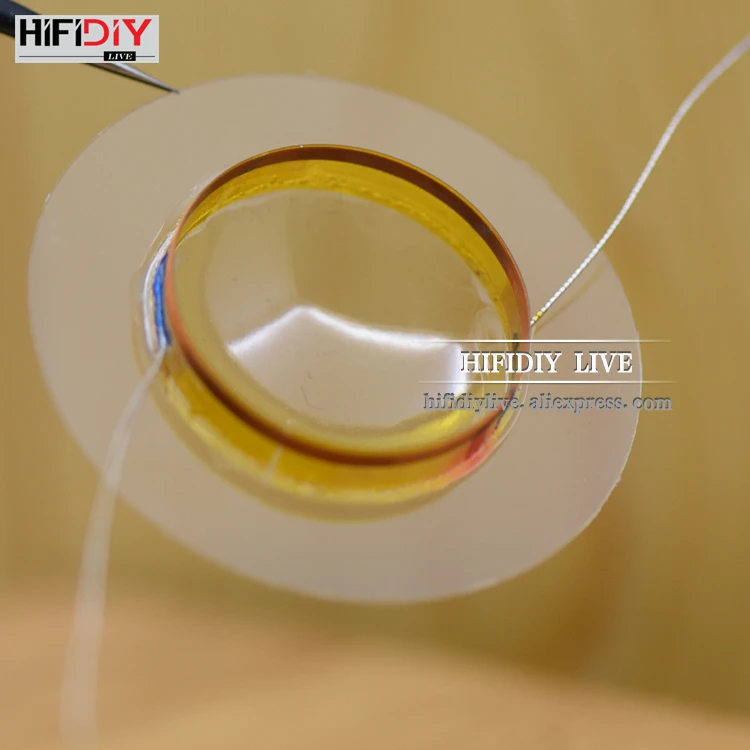 HIFIDIY LIVE 1 inch 25.4mm 25.5mm Tweeters Voice Coil Transparent plastic hard Membrane Treble Speaker Repair accessories Parts
HIFIDIY LIVE 1 inch 25.4mm 25.5mm Tweeters Voice Coil Transparent plastic hard Membrane Treble Speaker Repair accessories Parts