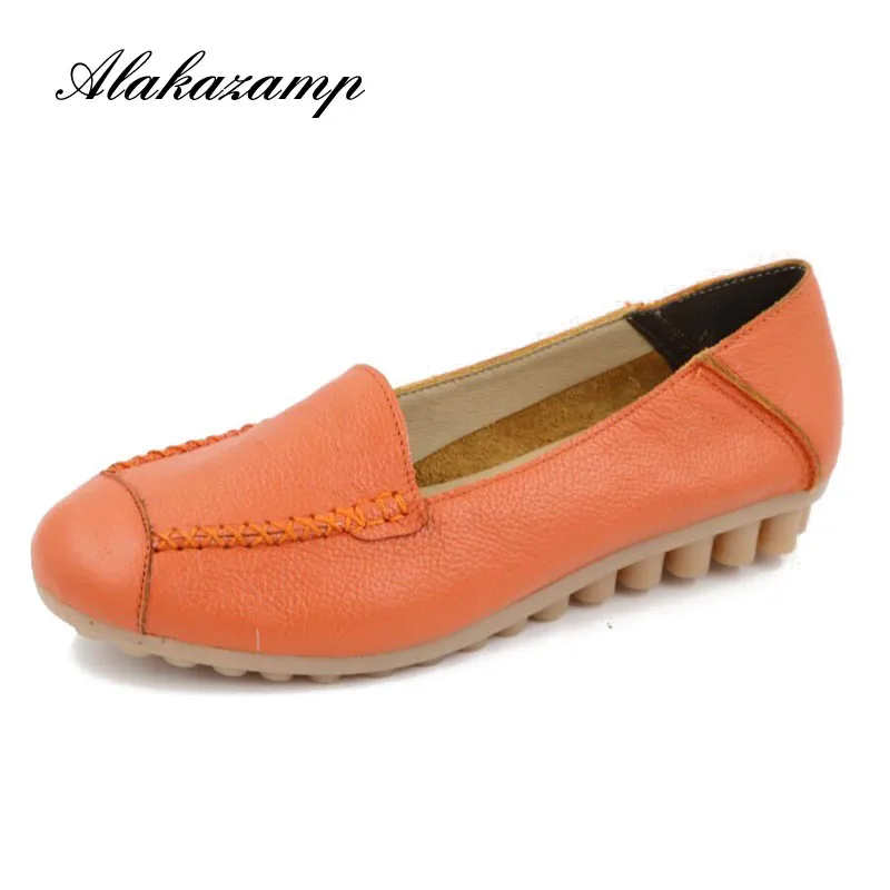 2019 Genuine Leather Flat Shoes Woman Hand-sewn Leather Loafers Cowhide Flexible Spring Casual Flats Women Shoes W1699
2019 Genuine Leather Flat Shoes Woman Hand-sewn Leather Loafers Cowhide Flexible Spring Casual Flats Women Shoes W1699