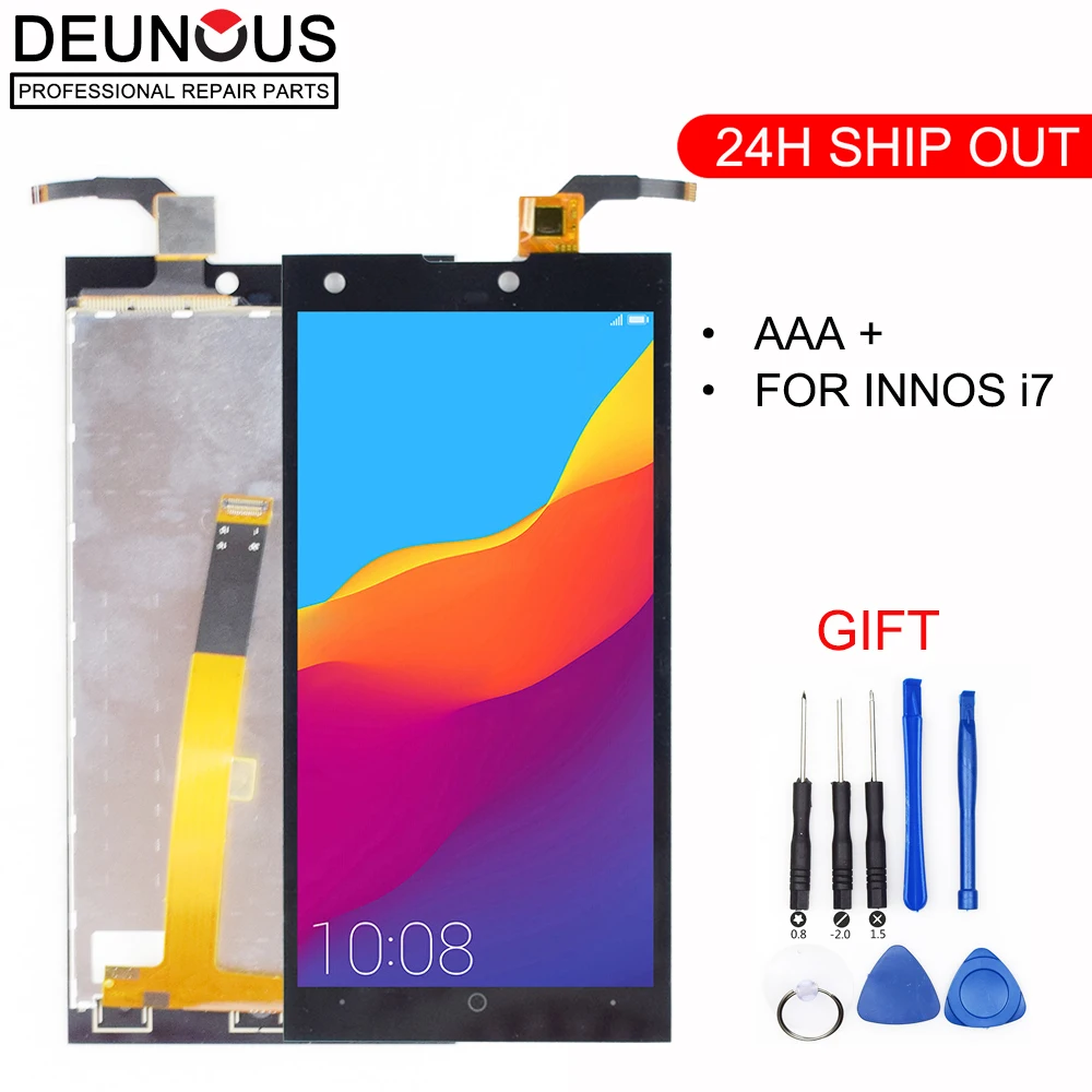 New Highscreen For Innos i7 LCD Display + Touch Screen Digitizer Assembly Replacement Part Free Shipping
New Highscreen For Innos i7 LCD Display + Touch Screen Digitizer Assembly Replacement Part Free Shipping
