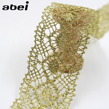 5cm 10yards Vintage Gold Lace Trims Lace Fabric For Garment Sewing Accessories Applique Wedding Crafts
5cm 10yards Vintage Gold Lace Trims Lace Fabric For Garment Sewing Accessories Applique Wedding Crafts