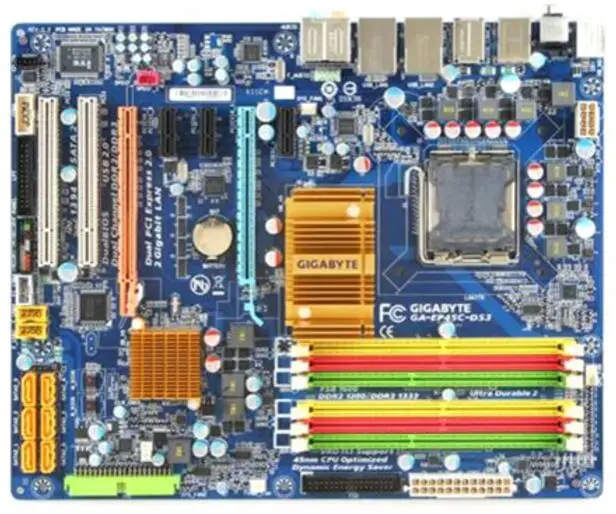 For Gigabyte GA-EP45C-DS3 Original Used Desktop Motherboard EP45C-DS3 P45 Socket LGA 775 DDR2 DDR3 ATX On Sale
For Gigabyte GA-EP45C-DS3 Original Used Desktop Motherboard EP45C-DS3 P45 Socket LGA 775 DDR2 DDR3 ATX On Sale