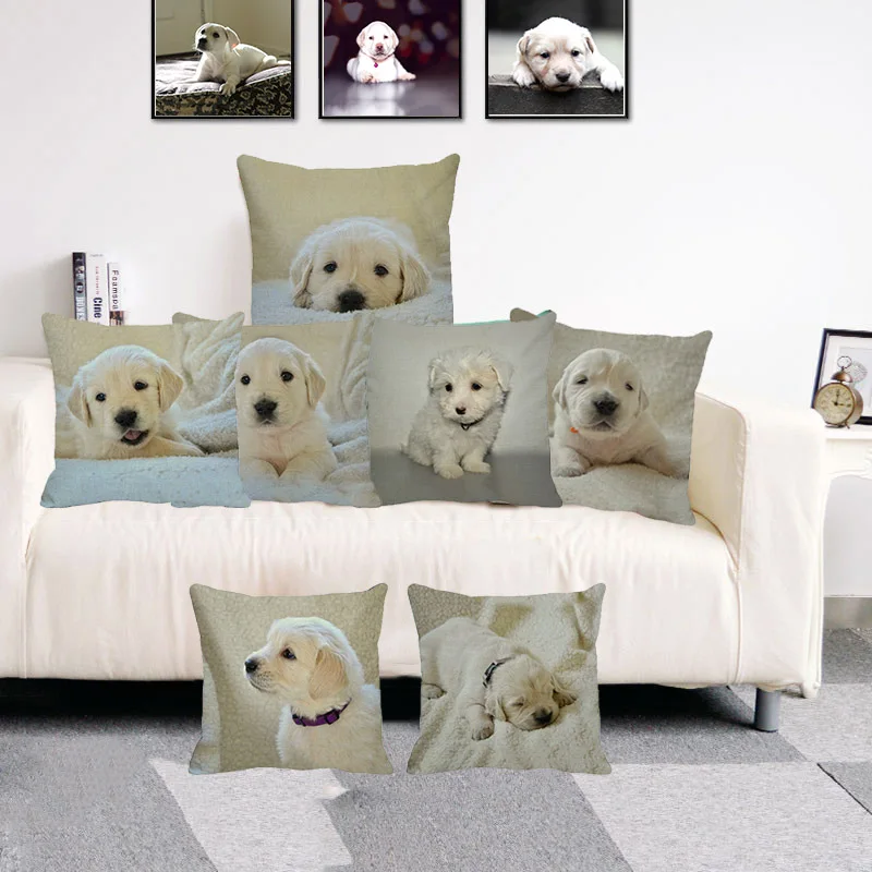 XUNYU Lovely Small Labrador Dog Throw Pillow Case Sofa Bed Cushion Cover Home Decor 45cm x 45cm Pillowcase C004
XUNYU Lovely Small Labrador Dog Throw Pillow Case Sofa Bed Cushion Cover Home Decor 45cm x 45cm Pillowcase C004