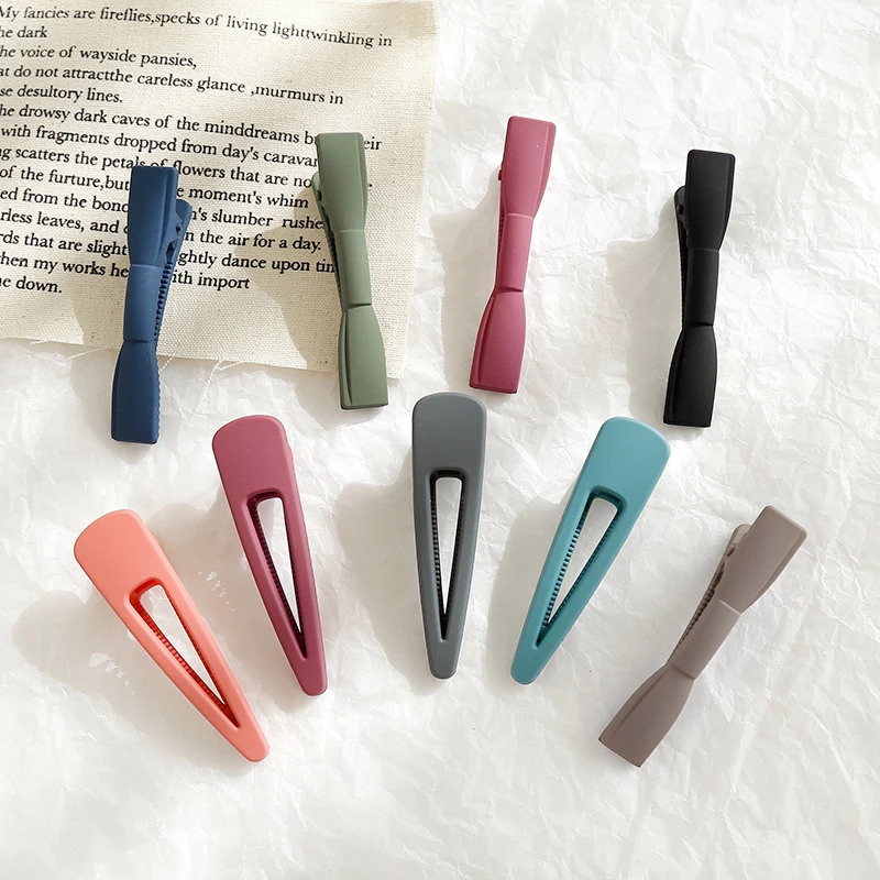 Woman Frosted Bowknot Duck Clip Candy Color Lovely And Sweet Girls Hairpin Hair Accessories
Woman Frosted Bowknot Duck Clip Candy Color Lovely And Sweet Girls Hairpin Hair Accessories