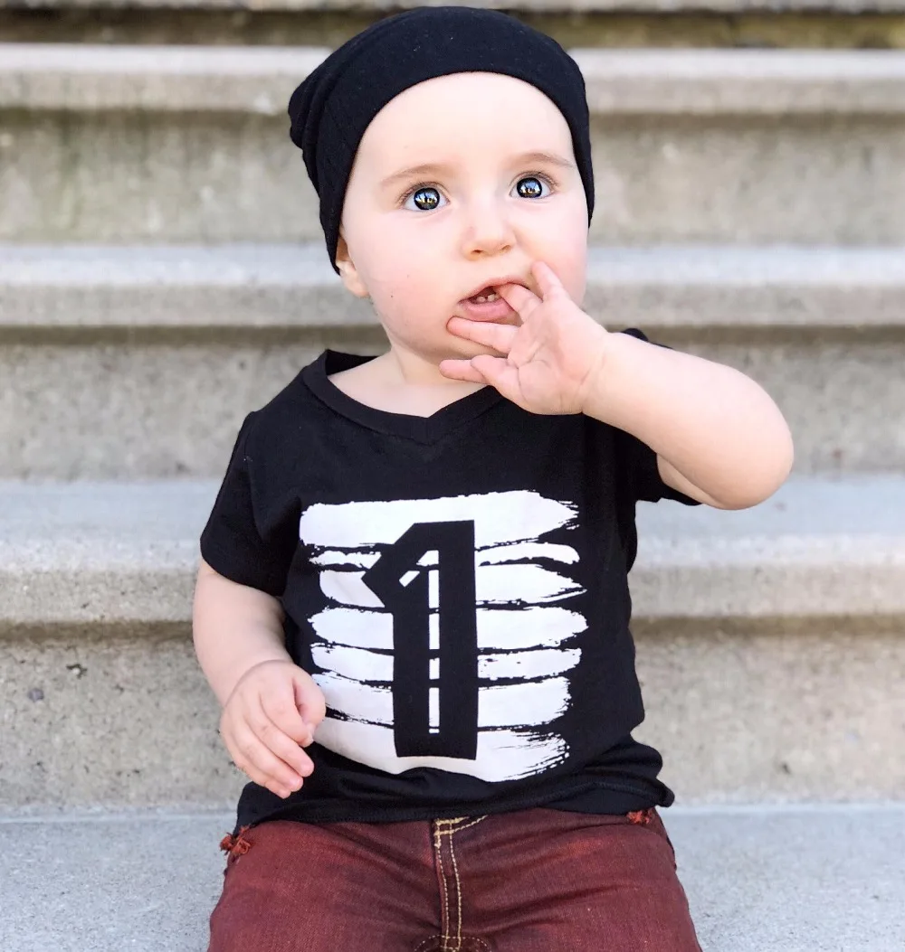 Little Baby Boy Girl T-shirts Tops Tees Kids Costume Children's Clothes 1-5 Year Kids Birthday Party Outfits Short Sleeve Tees
Little Baby Boy Girl T-shirts Tops Tees Kids Costume Children's Clothes 1-5 Year Kids Birthday Party Outfits Short Sleeve Tees