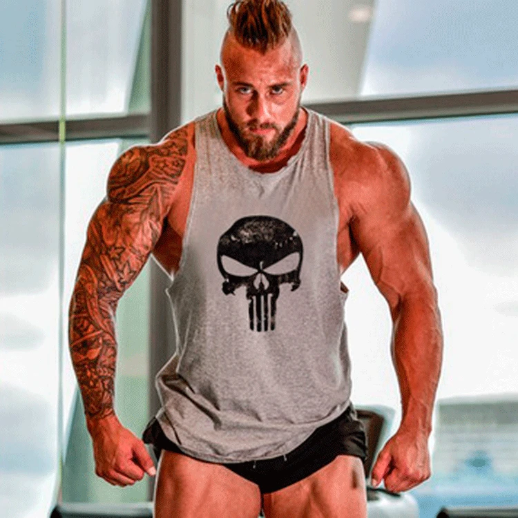 PADEGAO men's Skull printed tank tees Tank Top Golds Gorilla Wear Vest Bodybuilding Fitness Stringer Men undershirt skull tank
PADEGAO men's Skull printed tank tees Tank Top Golds Gorilla Wear Vest Bodybuilding Fitness Stringer Men undershirt skull tank