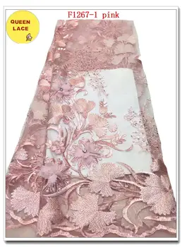 2019 3D French Lace Wedding Dress Fabric Nigerian Net French Lace Fabric With Beads And Stone
2019 3D French Lace Wedding Dress Fabric Nigerian Net French Lace Fabric With Beads And Stone