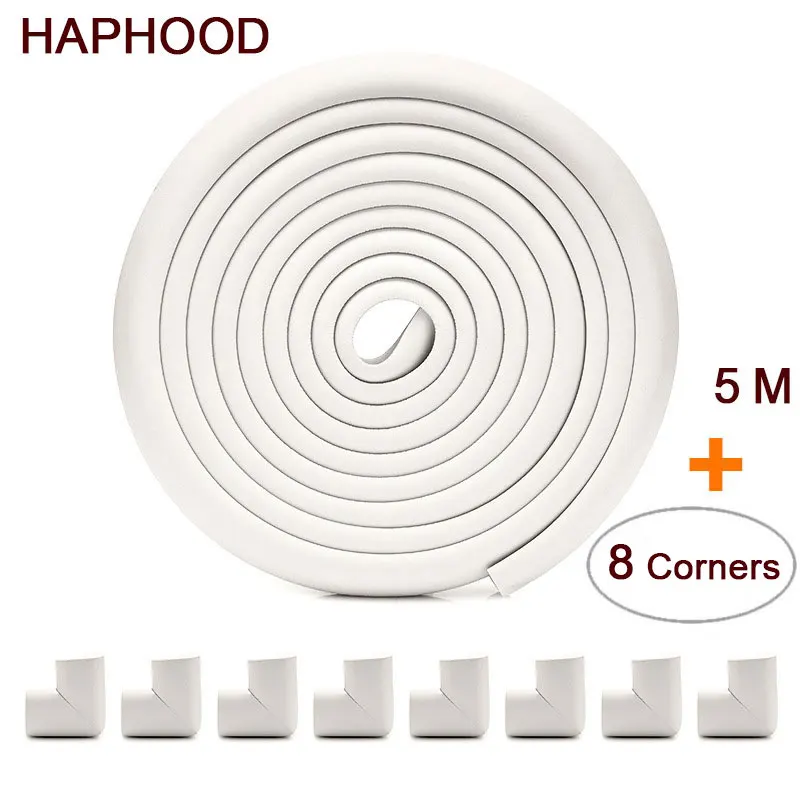Thickening Children Protection 5 M+8 PCS Corners Table Guard Strip Baby Safety Products Corner Foam Bumper Collision Free Tape
Thickening Children Protection 5 M+8 PCS Corners Table Guard Strip Baby Safety Products Corner Foam Bumper Collision Free Tape