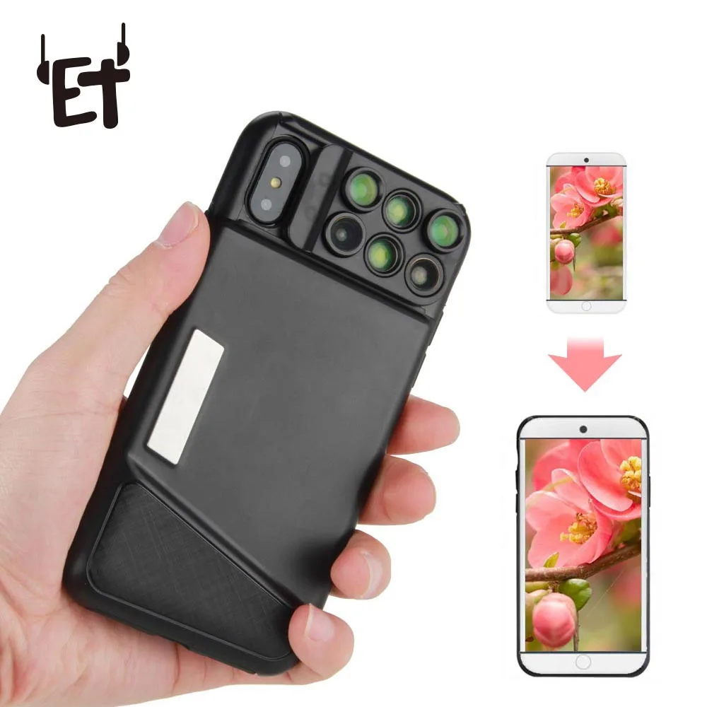 ET Dual Camera Lens Phone Case for iPhone X Professional Fisheye Wide Angle Macro Lens Ultrathin Phone Cover Case Lenses Hotsale
ET Dual Camera Lens Phone Case for iPhone X Professional Fisheye Wide Angle Macro Lens Ultrathin Phone Cover Case Lenses Hotsale