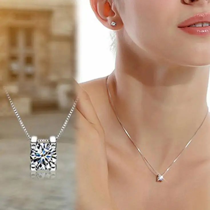 New Fashion Rhinestone Pendant Necklace Without Chain Silver Plated Jewelry Accessories For Girl
New Fashion Rhinestone Pendant Necklace Without Chain Silver Plated Jewelry Accessories For Girl