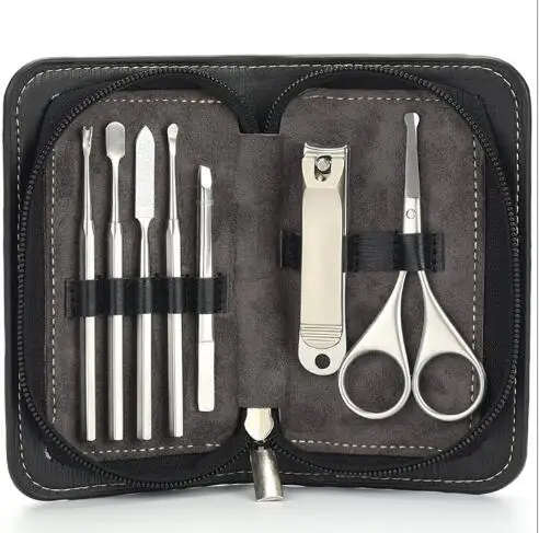 7pcs Nail Art Manicure Set Nail File Cutter High Quality Clipper Scissor Earpick Tools
7pcs Nail Art Manicure Set Nail File Cutter High Quality Clipper Scissor Earpick Tools