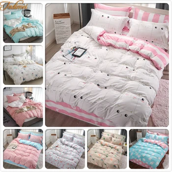 Cute Cat Kitty Pattern Duvet Cover 3/4 pcs Bedding Set Adult Child Soft Cotton Bed Linens Single Twin Queen King Size Quilt Case
Cute Cat Kitty Pattern Duvet Cover 3/4 pcs Bedding Set Adult Child Soft Cotton Bed Linens Single Twin Queen King Size Quilt Case