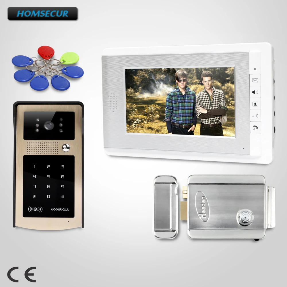 HOMSECUR 7inch Wired Video Door Intercom System with IR Night Vision for Home Security XC004-G+XM708-S
HOMSECUR 7inch Wired Video Door Intercom System with IR Night Vision for Home Security XC004-G+XM708-S