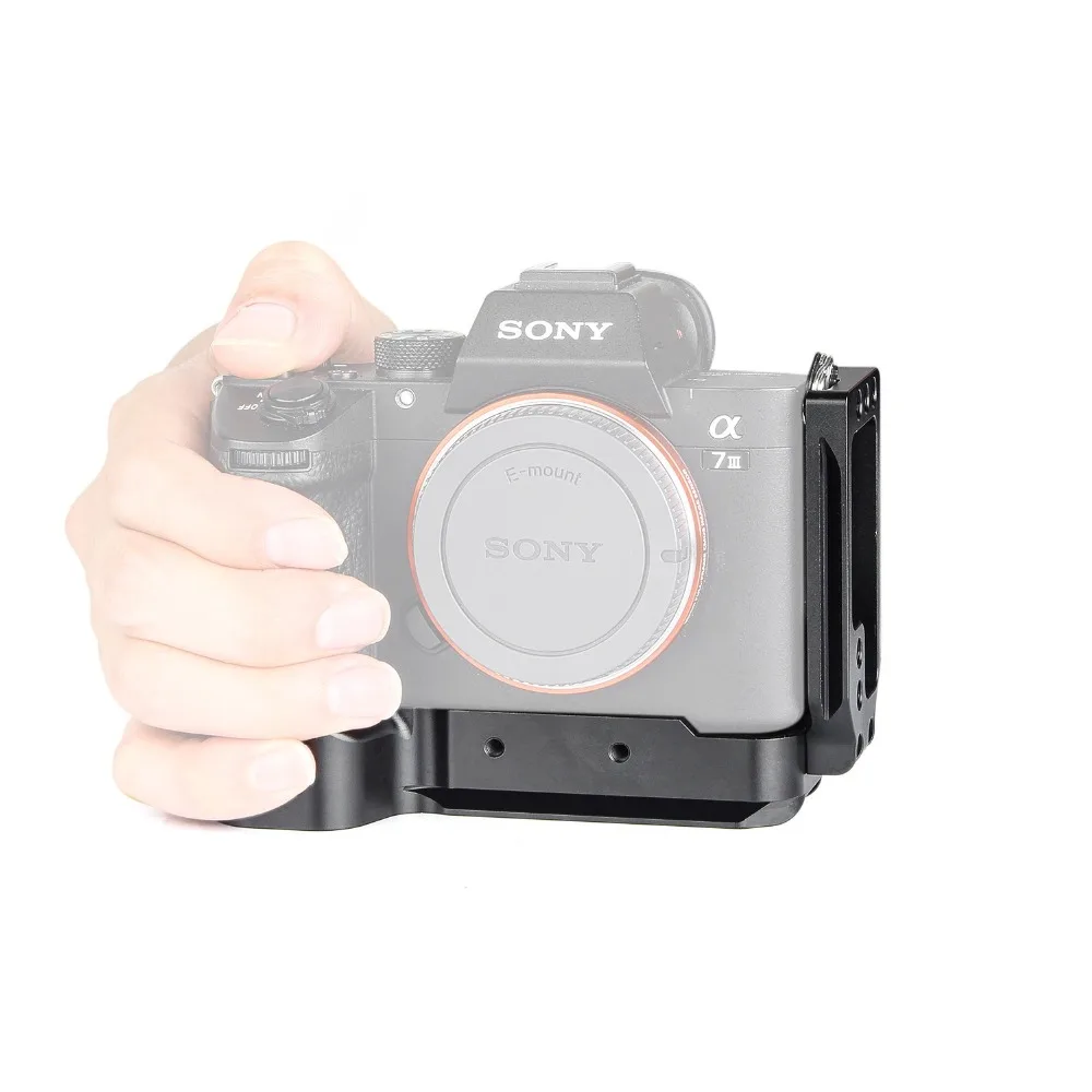 L Plate Metal Hand Grip Camera Holder Bracket Stabilizer Removable Slide Plate Compatible for Sony A9 A7III A7R3 A7M3 A73
L Plate Metal Hand Grip Camera Holder Bracket Stabilizer Removable Slide Plate Compatible for Sony A9 A7III A7R3 A7M3 A73