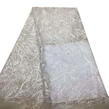 WHITE Sequin Net Fabric High Quality High Lace Fabrics 2018 Embroidered African Sequin Lace Fabrics Fashion HJ993-2
WHITE Sequin Net Fabric High Quality High Lace Fabrics 2018 Embroidered African Sequin Lace Fabrics Fashion HJ993-2