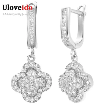 Uloveido Silver Color Jewelry Flower Earrings For Women Jewellery Wedding Fashion Drop Dangle Korean Earring Party Anel R237
Uloveido Silver Color Jewelry Flower Earrings For Women Jewellery Wedding Fashion Drop Dangle Korean Earring Party Anel R237