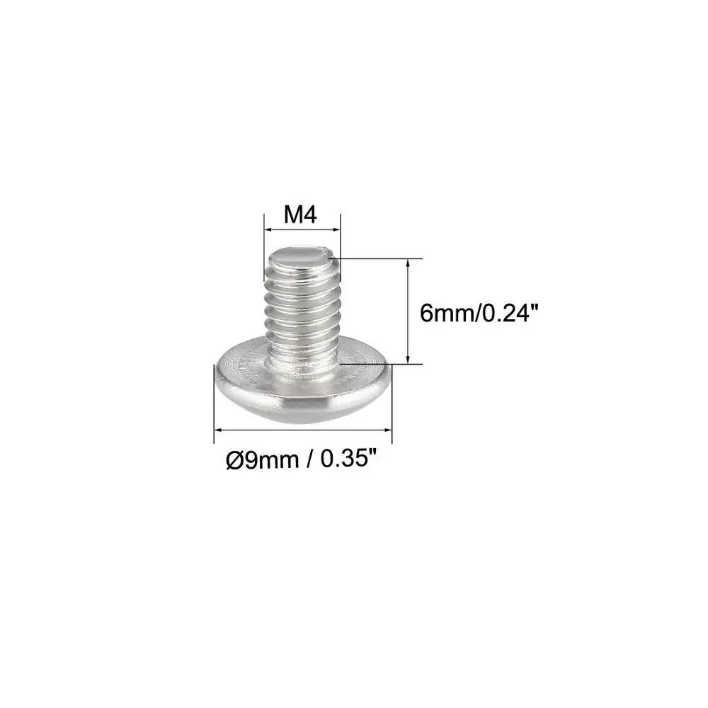 Uxcell Machine Screws Phillips Truss Head Screw 304 Stainless Steel Fasteners Bolts M4x6/8/10/12/16/20/25/30mm 30Pcs/lot
Uxcell Machine Screws Phillips Truss Head Screw 304 Stainless Steel Fasteners Bolts M4x6/8/10/12/16/20/25/30mm 30Pcs/lot