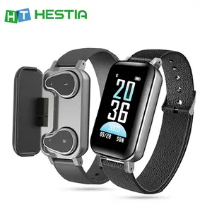 T89 TWS AI Smart Watch With Bluetooth Earphone Heart Rate Monitor Smart Wristband T89 TWS AI Smart Watch With Bluetooth Earphone Heart Rate Monitor Smart Wristband