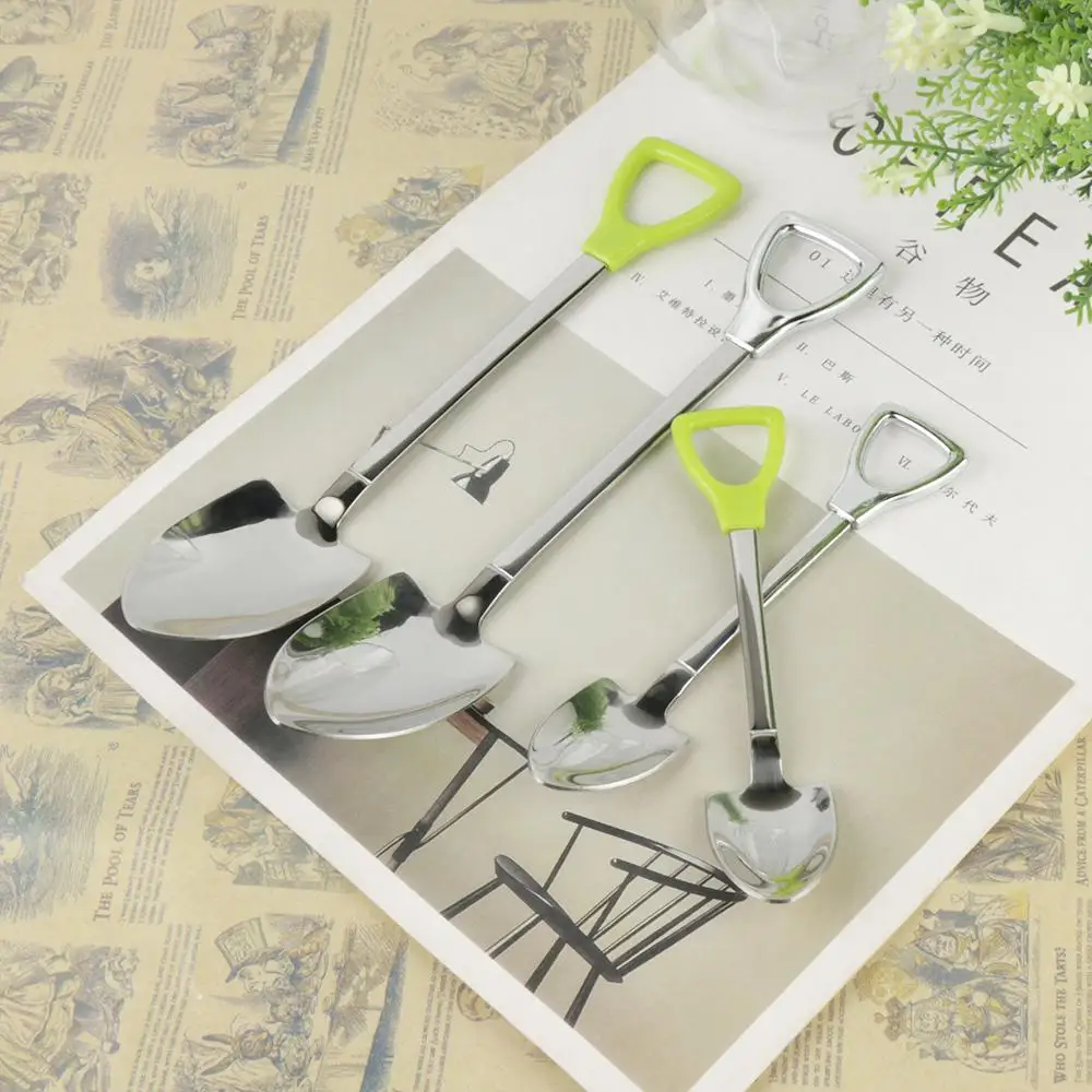New Stainless Steel Spoon S M Size Shovel Shape Design Coffee Ice Cream Soup Honey Spoon Long Handle Tea Spoons for Kids
New Stainless Steel Spoon S M Size Shovel Shape Design Coffee Ice Cream Soup Honey Spoon Long Handle Tea Spoons for Kids