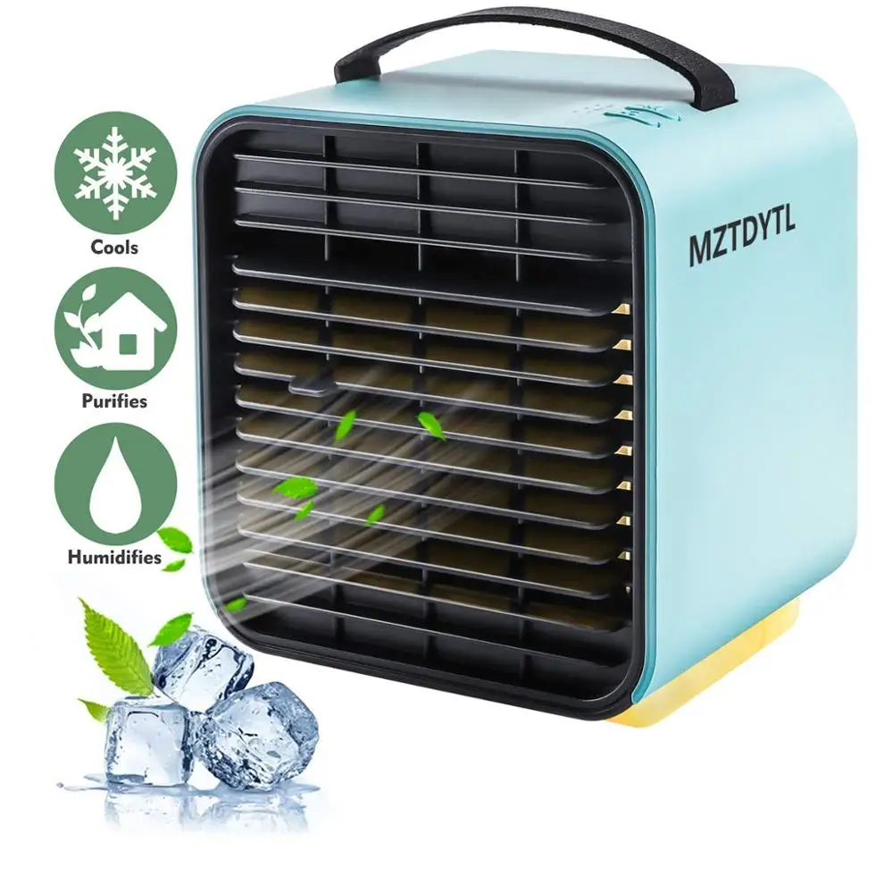 Air Conditioner Fan, Personal Space Air Cooler Desktop Fan Mini Air Circulator Purifier Cooler with Portable Handle and Night Li
Air Conditioner Fan, Personal Space Air Cooler Desktop Fan Mini Air Circulator Purifier Cooler with Portable Handle and Night Li
