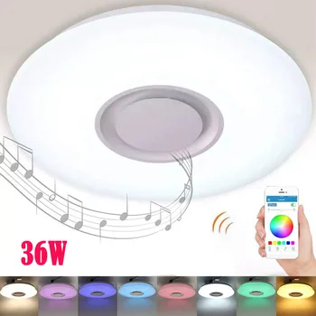 Multifunction Bluetooth Speaker APP Remote Control RGB Dimmable smart Modern Lighting Indoor Music LED Ceiling Light
Multifunction Bluetooth Speaker APP Remote Control RGB Dimmable smart Modern Lighting Indoor Music LED Ceiling Light