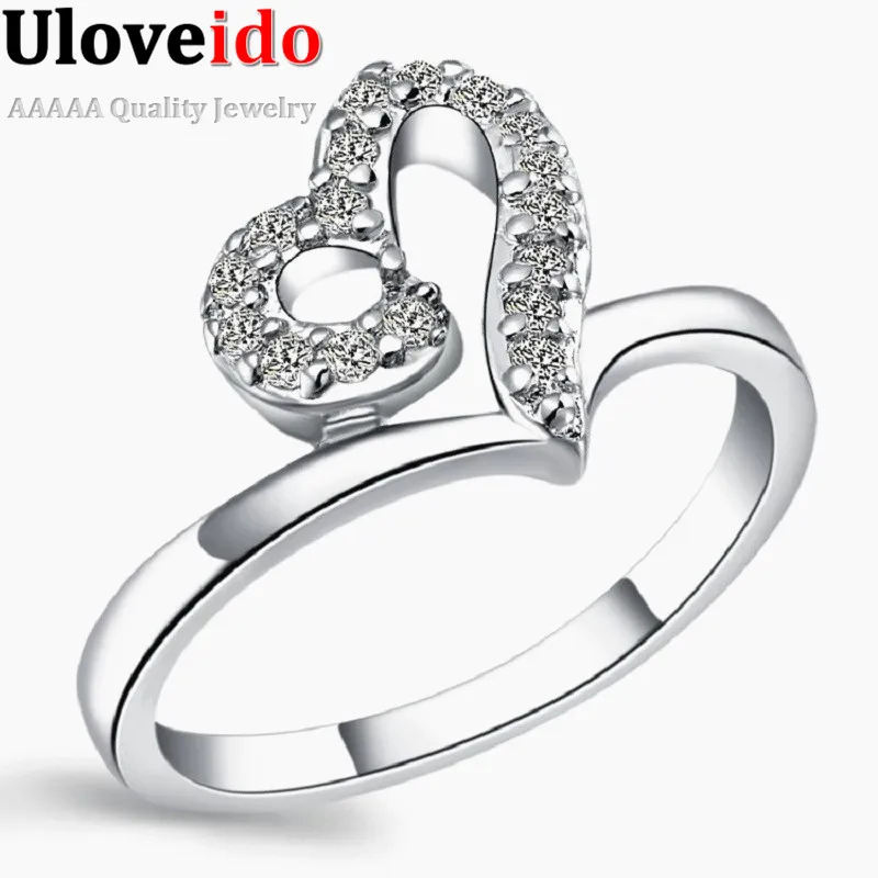 Heart Rings Austrian Crystal for Women Jewelry Ring Cool Sona Engagement Joyas Vintage Women Fashion Color Silver 15% off J332
Heart Rings Austrian Crystal for Women Jewelry Ring Cool Sona Engagement Joyas Vintage Women Fashion Color Silver 15% off J332