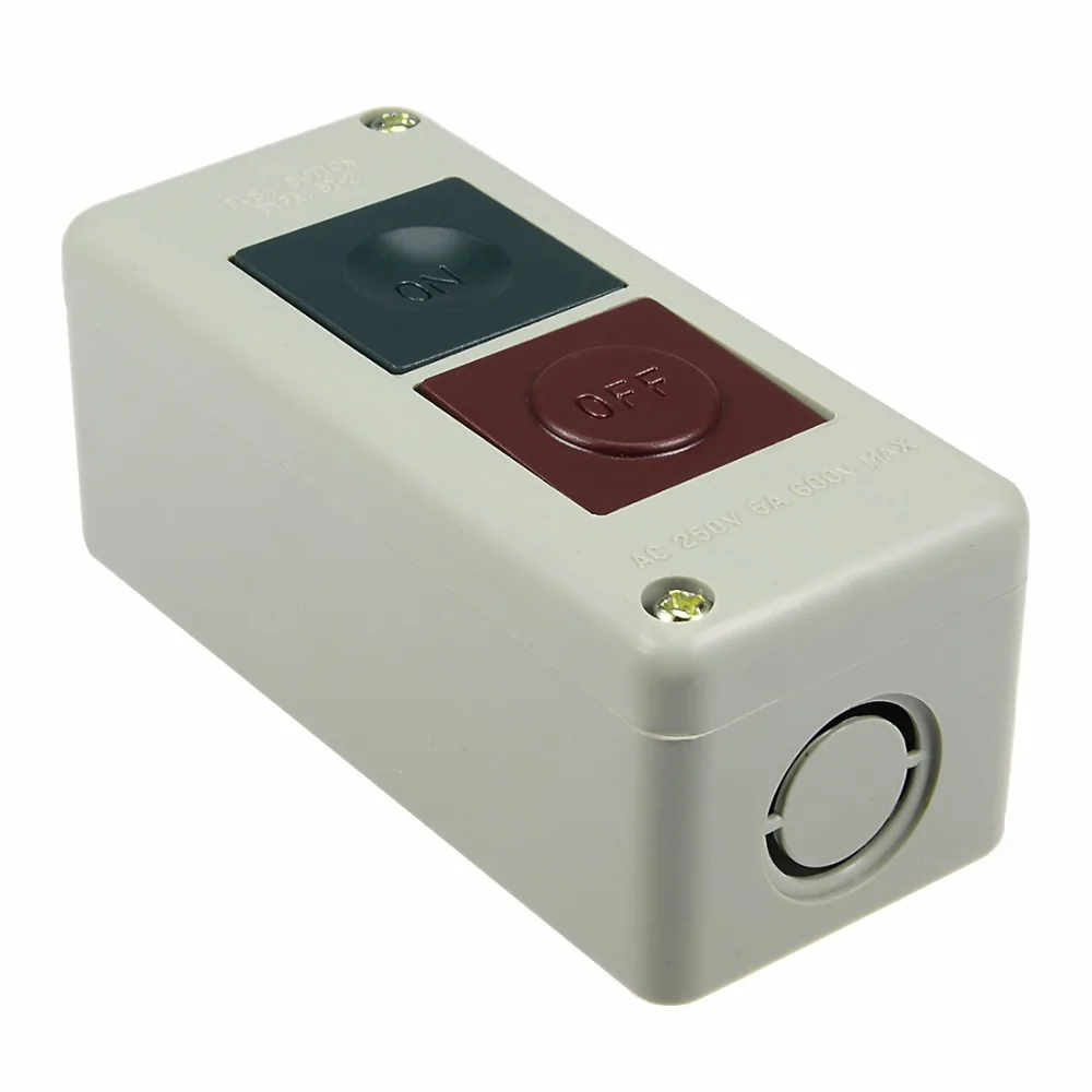 UXCELL 1PCS Start Stop ON/OFF Power Control 3 Phase Latching Pushbutton Switch 10A 6 Pin 10A 1.5KW Switch Accessories
UXCELL 1PCS Start Stop ON/OFF Power Control 3 Phase Latching Pushbutton Switch 10A 6 Pin 10A 1.5KW Switch Accessories